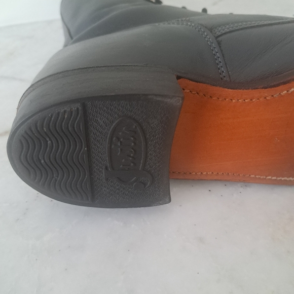 JUSTIN Cowboy Boots Women Sz 7 VINTAGE Lace Up Kiltie - Picture 4 of 8